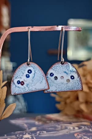 Blue & White Laced Enamel