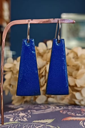 Basic Blue Large earrings