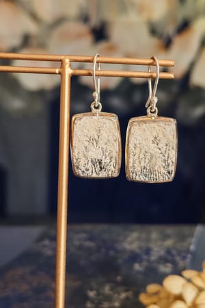 Black Leaf Jasper Earring