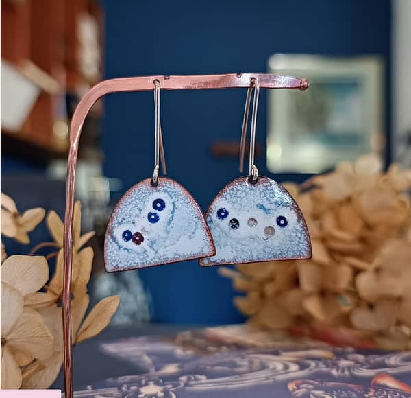 Blue & White Laced Enamel