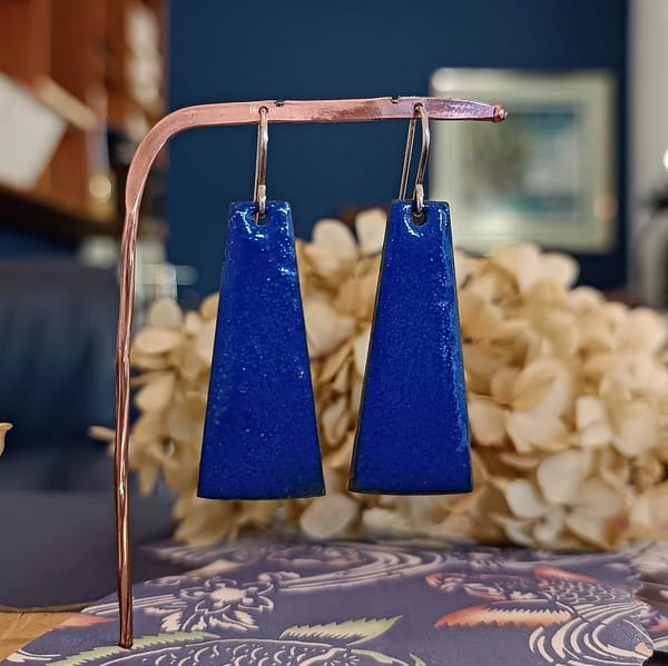 Basic Blue Large earrings