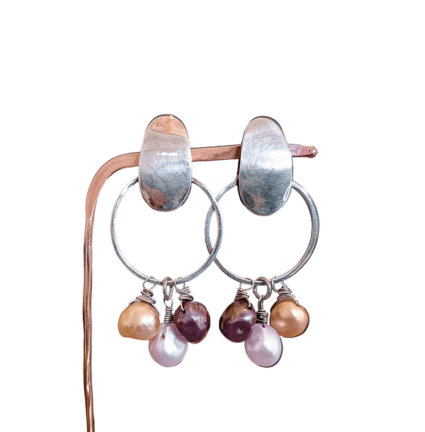 Gypsy pearl earrings - Image 2