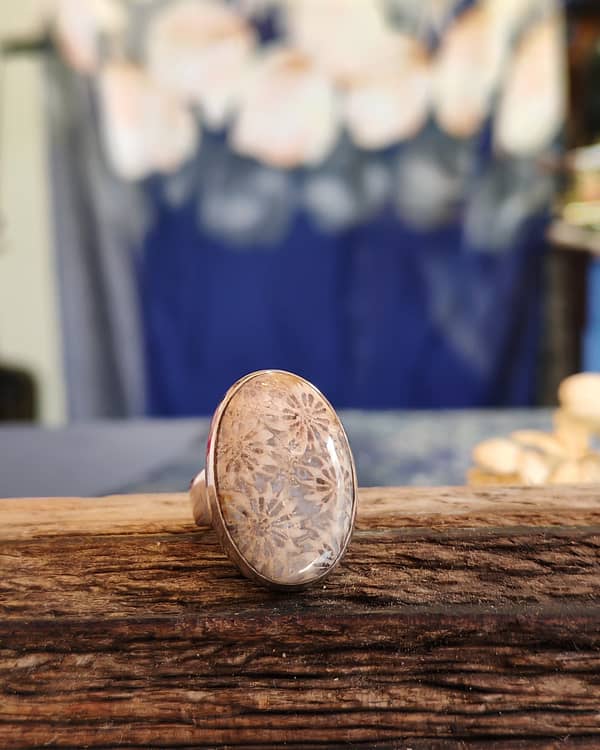 Fossil Coral Ring