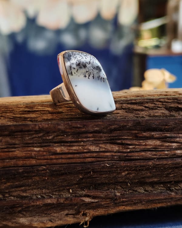 Dendritic Agate Ring - Image 2